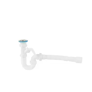 ANI PLAST D1015 S-Shaped Sink Siphon 1 1/2 inch with 40/50 mm Outlet