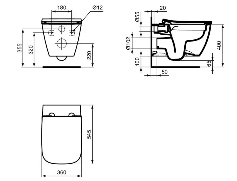 Подвесной унитаз Ideal Standard I.Life Photo 2