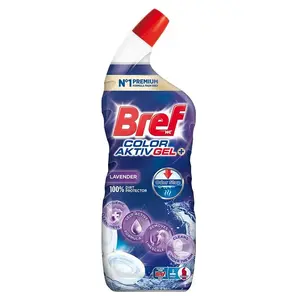 Tualetes tīrīšanas līdzeklis Bref 10xEffect Lavanda 700 ml