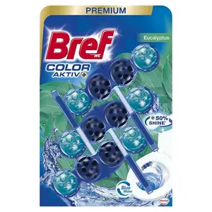 Tualetes pods Bref Blue Active Eikalipts 3x50g
