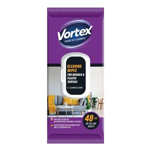 Vortex mitrās salvetes, 48 gabali