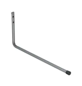 Domax L-Shape Hook HPP 350x170mm Grey