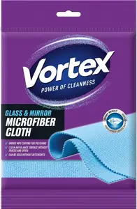 Vortex Glass & Mirror Cleaning Cloth, light blue
