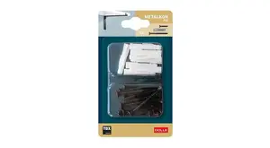 DOLLE Metalkon Fix Mounting Screws, 8 Pieces, Black