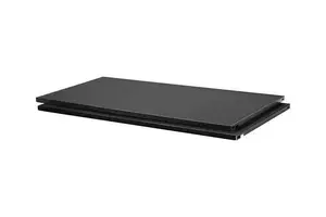 DOLLE Steelboard Shelves, 800x400 mm, Black, Set of 2