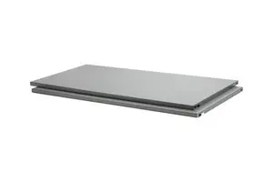DOLLE Steelboard Shelf 800x300 mm Grey, Set of 2