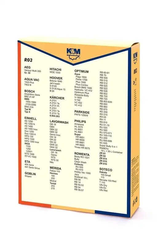 km R03 Vacuum Cleaner Bags for Rowenta ZR814 Photo 2