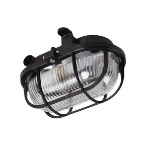 Kanlux MILO 8092 Wall and Ceiling Luminaire, 60W, E27, IP54, Black