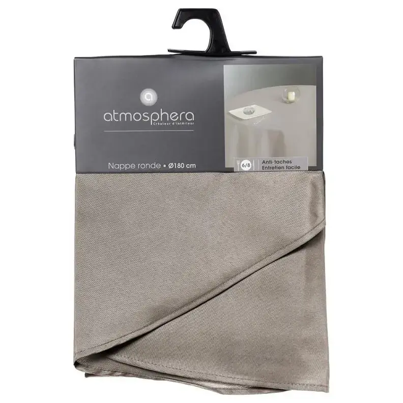 JJA 103901D Round Linen Tablecloth 180 cm Photo 2