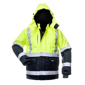 Рабочая куртка B-Safety Baltic Canvas, синий/желтый, размер XXXL