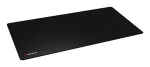 Игровой коврик для мыши GENESIS Carbon 500 MAXI, ткань и резина, черный