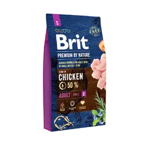Сухой корм для собак Brit Premium by Nature Adult с курицей 1 кг