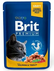 Brit Premium Salmon & Trout sausā suņu barība