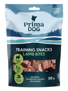 Лакомство для собак PrimaDog с ягненком, 50 г