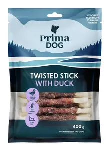 Лакомство для собак PrimaDog с уткой 400 г