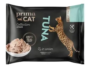 Prima Cat Wet Cat Food, 4 x 50g