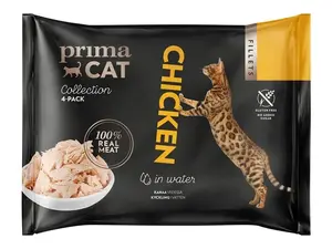PRIMA Wet Cat Food, 4 x 50g