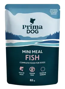 PrimaDog Wet Dog Food with Fish, 85g