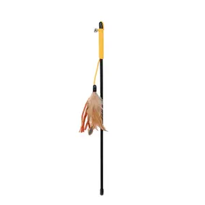 Rotaļlieta kaķiem Flamingo DANGLER, brūna/melna