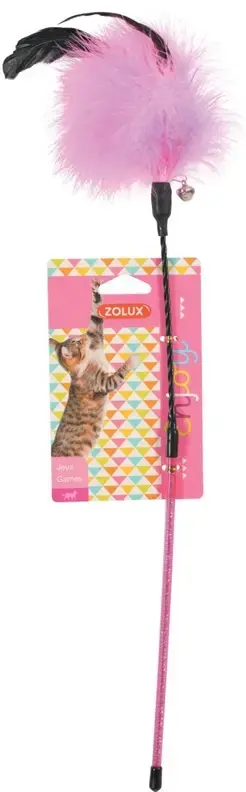 Zolux Feather Fishing Cat Toy Photo 2