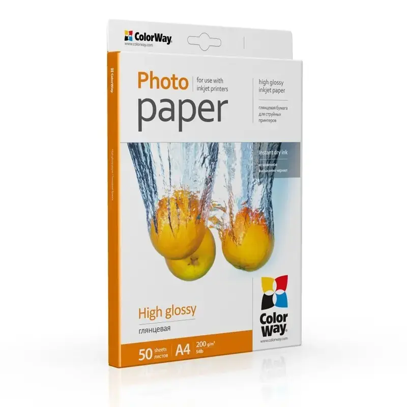 Глянцевая фотобумага ColorWay 10x15 50 листов Photo 2