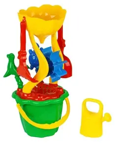 Игровой набор для песка TUPIKO Baczek N08, 7 предметов, пластик