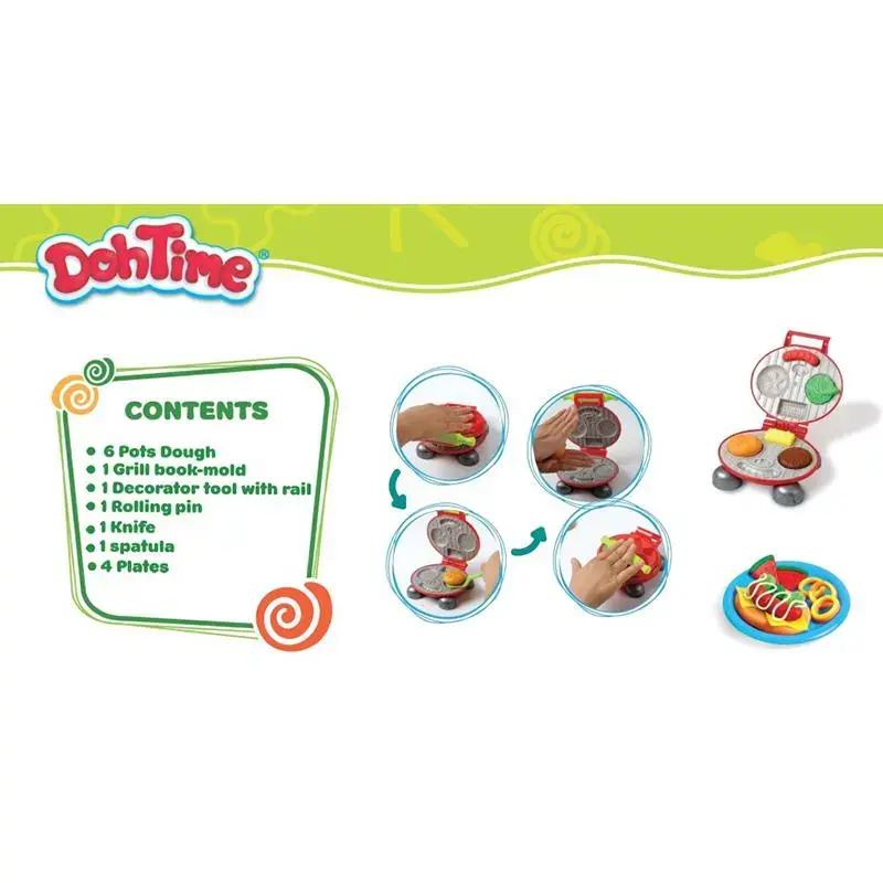 NENURODYTA_Z Super Burger BBQ Polymer Clay Set Photo 3