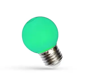 Spectrum P45 LED spuldze, E27, 1W, zaļa