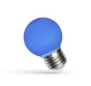 Spectrum P45 LED spuldze, E27, 1W, zila gaisma