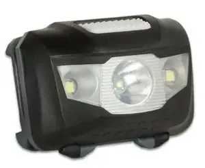Arcas 307 10010 LED Headband Flashlight, 3 Lamps, IPX6
