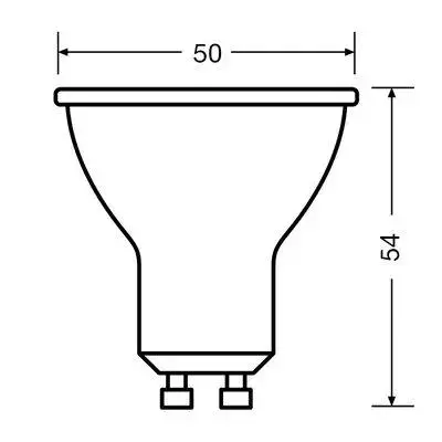 Osram LED PAR16 4.5W GU10 atstarotāja spuldze Photo 3