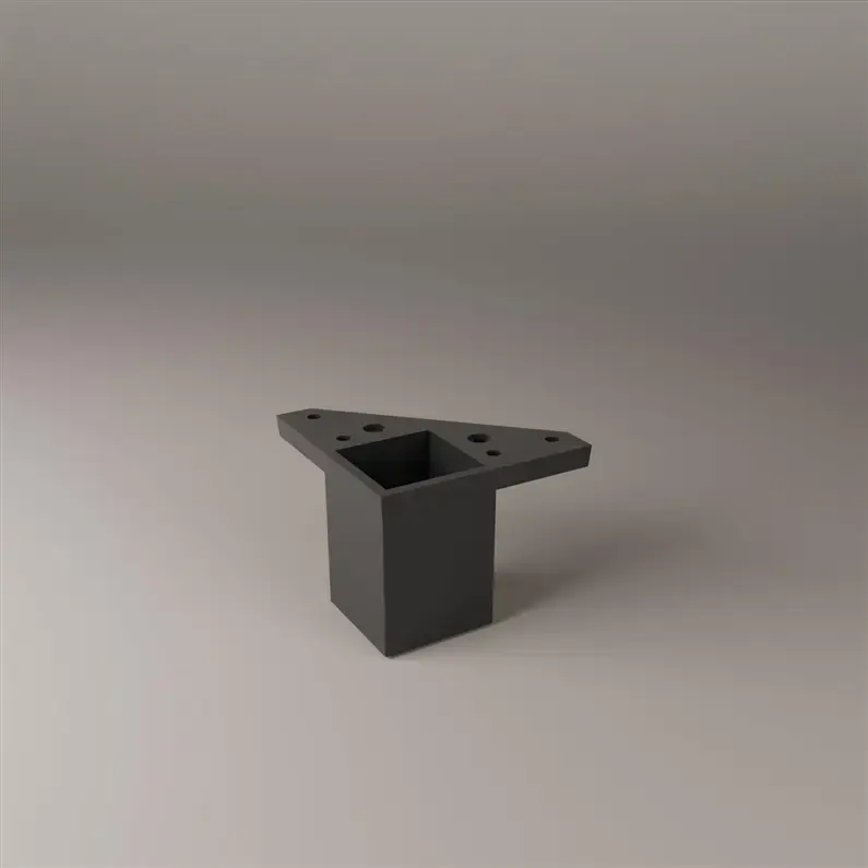 REI ABS Furniture Leg 40x40 mm, 60 mm Height Photo 2