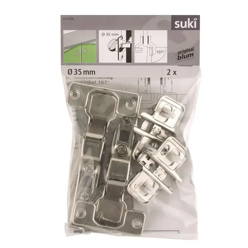 Blum CLIP top BLUMOTION Half Overlay Hinge 107° Photo 2