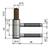 TKZ Polna 9733253L Door Hinge Photo 3