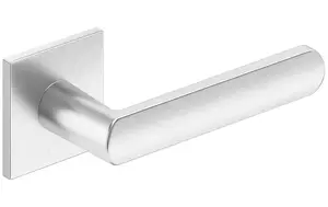 METAL-BUD Q Slim Indoor Door Handle, Matte Nickel