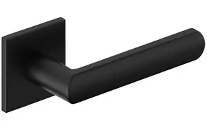 METAL-BUD LUNA Q SLIM Indoor Door Handle, Black