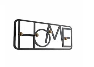 DOMAX_HOME Clothes Hanger, 50 x 20 cm, Black