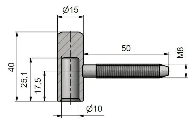 TKZ Polna 9618053L Door Hinge Photo 2