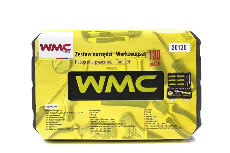 Набор инструментов WMC TOOLS 20130, 130 предметов Photo 2