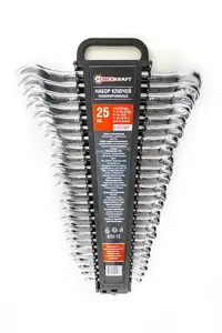 Forcekraft 5261MP Combination Spanner Set, 25 Pieces