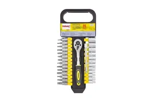 WMC TOOLS 2028-5 Socket and Bit Set, 28-Piece