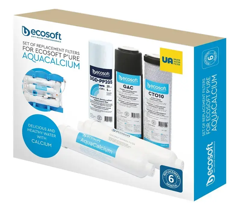 Комплект картриджей Ecosoft AquaCalcium 10 дюймов Photo 2
