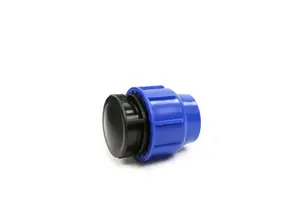 PERLA noslēgvāciņš 32 mm caurulei, zils