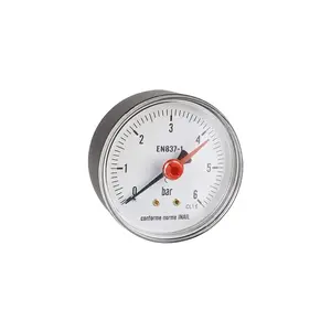 ICMA 91263AB10 manometrs 63mm 1/4 collas 10 bar