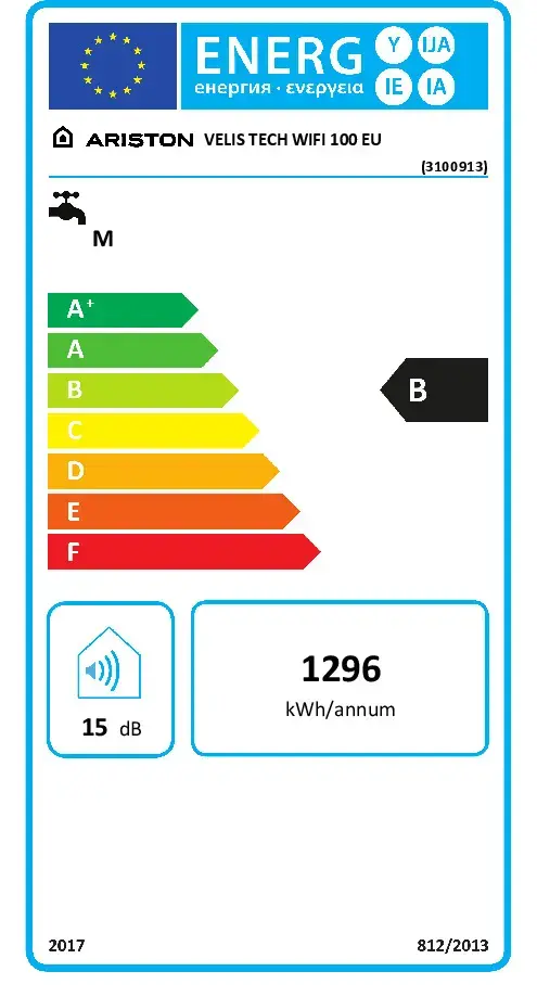 Ariston VELIS TECH WIFI 100 EU Electric Water Heater Photo 2