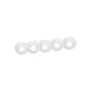 Tycner Pipe Rosette for 18mm Pipes, White, 5 Pieces