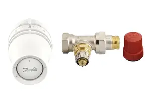Danfoss Redia RA-N DN15 Straight Radiator Thermostat Sensor Set