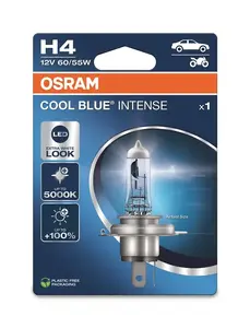 OSRAM Blue Intense H4 60/55W 12V Halogen Headlight Bulb