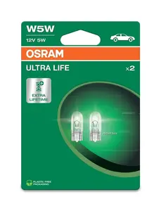 Automašīnas spuldze Osram 2825ULT-02B Ultra Life W5W 12V 5W