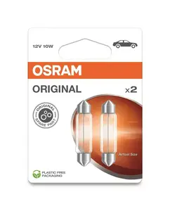 Osram 6411-02B C10W Festoon Bulb 12V 10W SV8.5-8